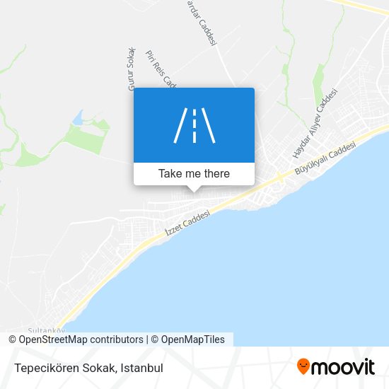 Tepecikören Sokak map