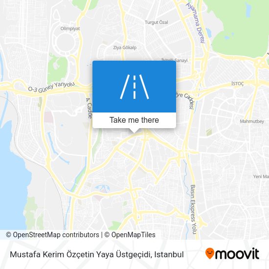 Mustafa Kerim Özçetin Yaya Üstgeçidi map