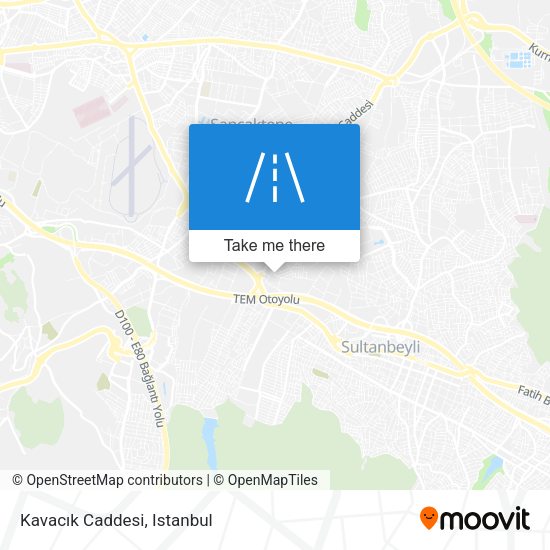 Kavacık Caddesi map