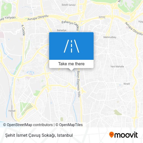 Şehit İsmet Çavuş Sokağı map