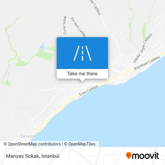 Manyas Sokak map