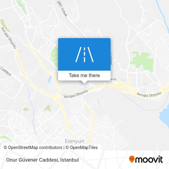Onur Güvener Caddesi map