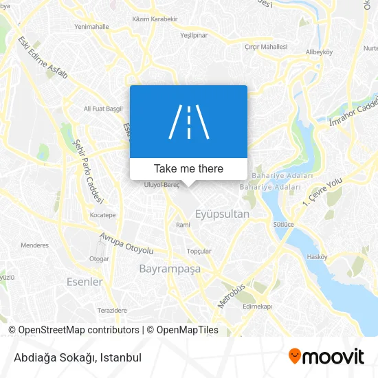 Abdiağa Sokağı map