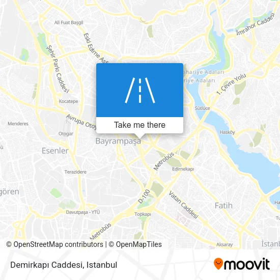 Demirkapı Caddesi map
