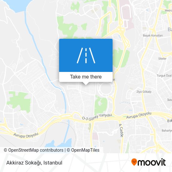 Akkiraz Sokağı map