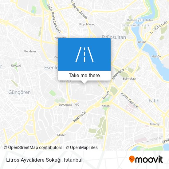 Litros Ayvalıdere Sokağı map