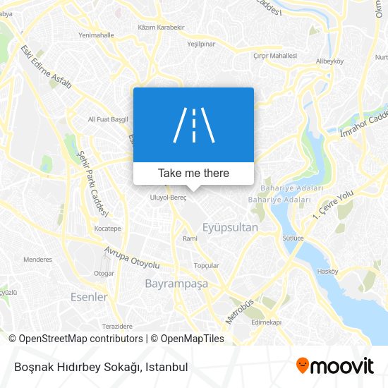 Boşnak Hıdırbey Sokağı map
