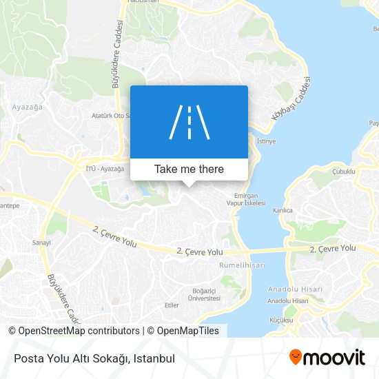Posta Yolu Altı Sokağı map