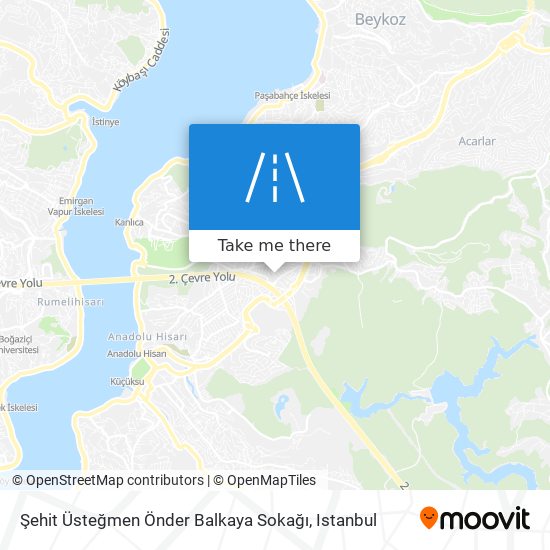 Şehit Üsteğmen Önder Balkaya Sokağı map