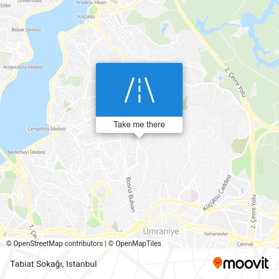Tabiat Sokağı map