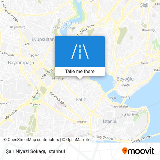Şair Niyazi Sokağı map