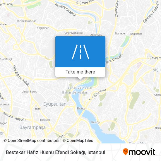 Bestekar Hafız Hüsnü Efendi Sokağı map