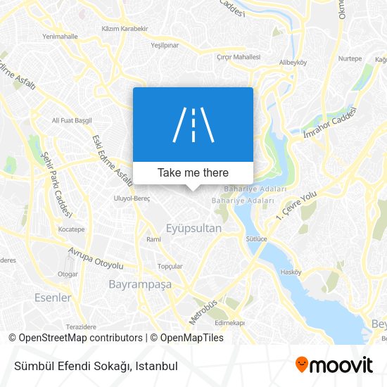Sümbül Efendi Sokağı map