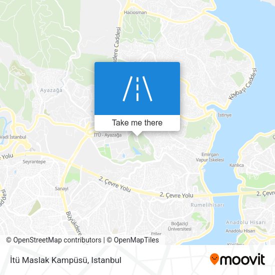 İtü Maslak Kampüsü map