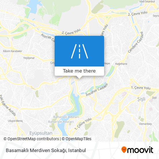 Basamaklı Merdiven Sokağı map