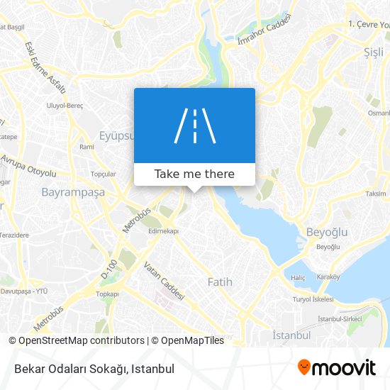 Bekar Odaları Sokağı map