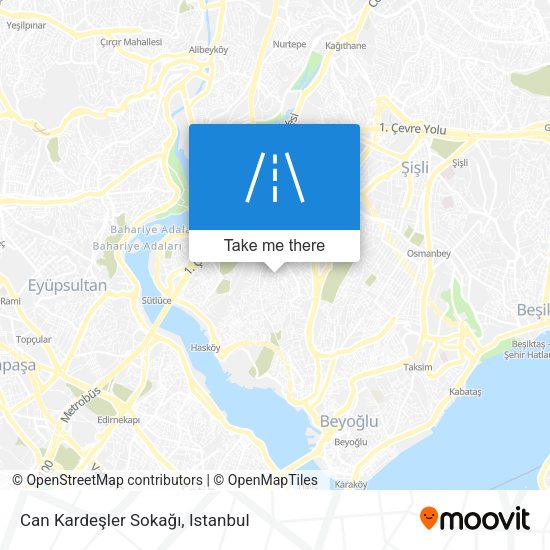 Can Kardeşler Sokağı map