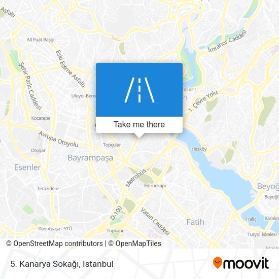 5. Kanarya Sokağı map