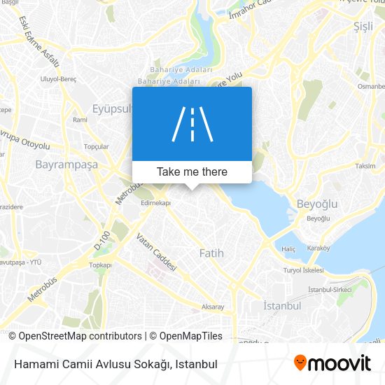Hamami Camii Avlusu Sokağı map