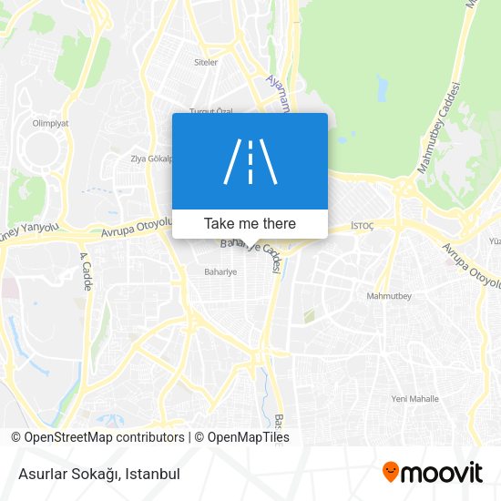 Asurlar Sokağı map