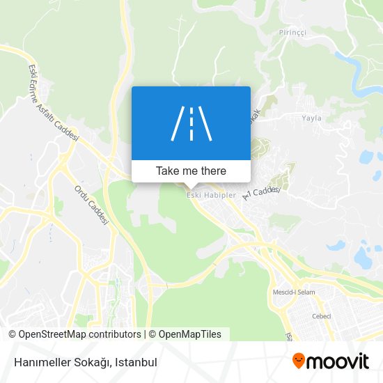 Hanımeller Sokağı map