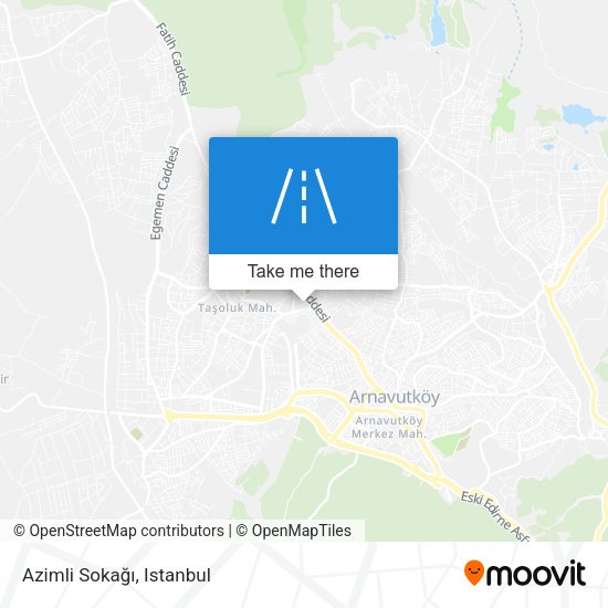 Azimli Sokağı map