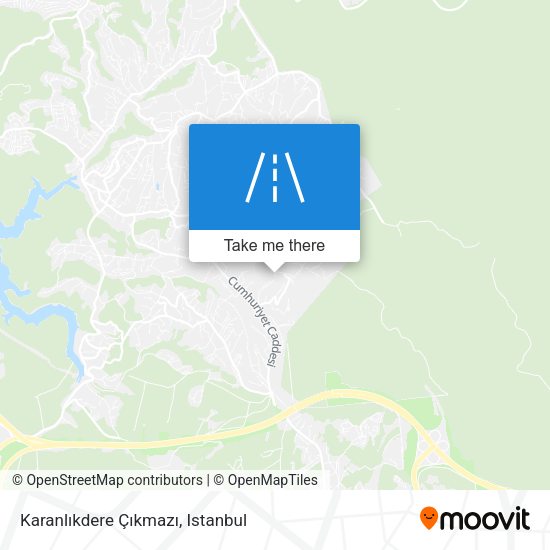 Karanlıkdere Çıkmazı map