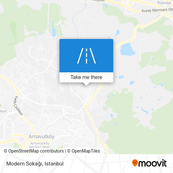 Modern Sokağı map