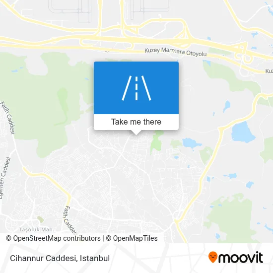 Cihannur Caddesi map