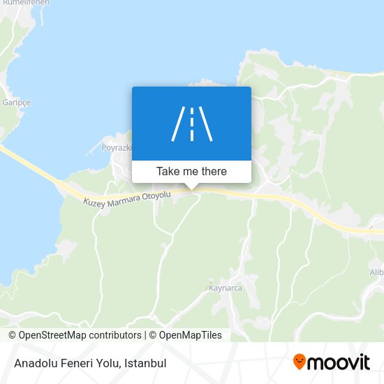 Anadolu Feneri Yolu map