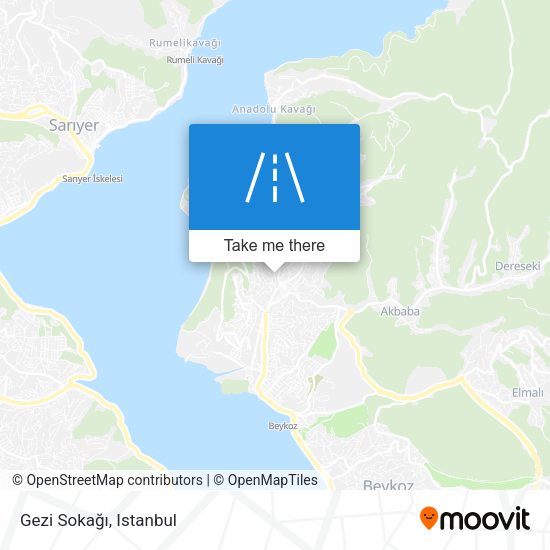 Gezi Sokağı map