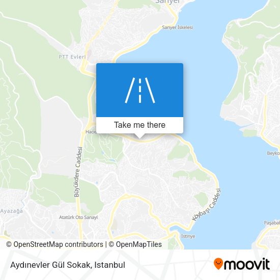 Aydınevler Gül Sokak map