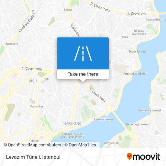 Levazım Tüneli map