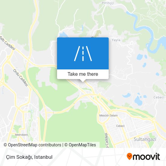 Çim Sokağı map