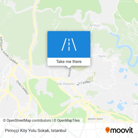 Pirinççi Köy Yolu Sokak map