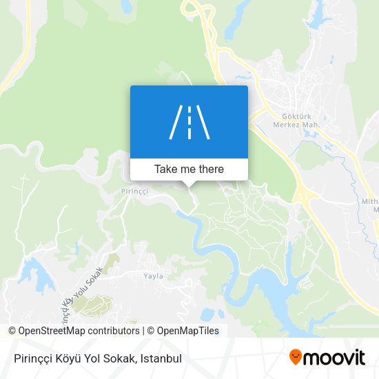 Pirinççi Köyü Yol Sokak map