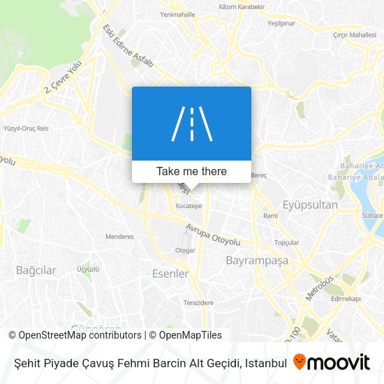 Şehit Piyade Çavuş Fehmi Barcin Alt Geçidi map