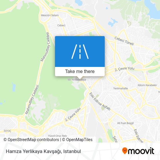 Hamza Yerlikaya Kavşağı map