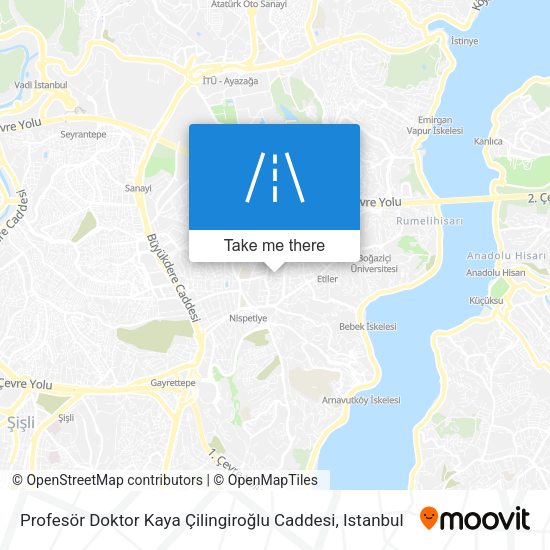 Profesör Doktor Kaya Çilingiroğlu Caddesi map