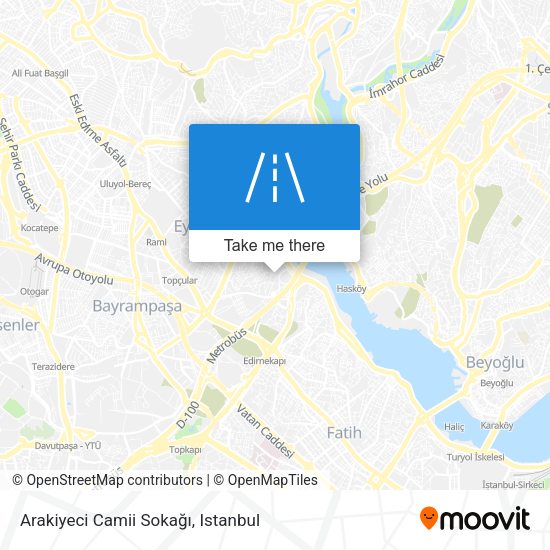 Arakiyeci Camii Sokağı map