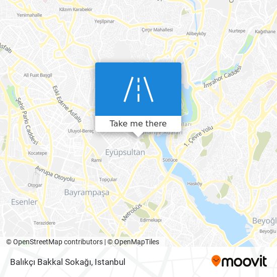 Balıkçı Bakkal Sokağı map