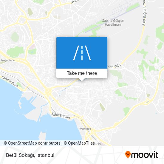 Betül Sokağı map