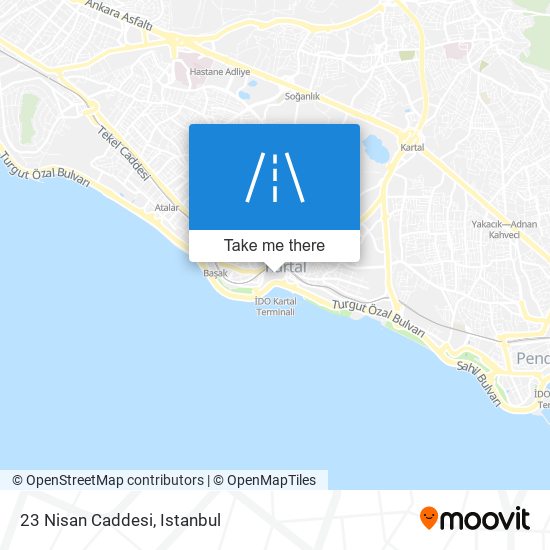 23 Nisan Caddesi map