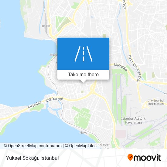 Yüksel Sokağı map