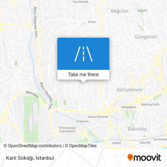 Karlı Sokağı map