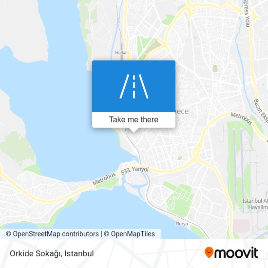 Orkide Sokağı map