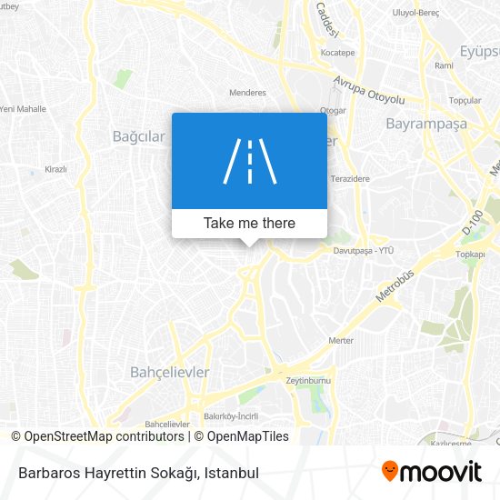 Barbaros Hayrettin Sokağı map