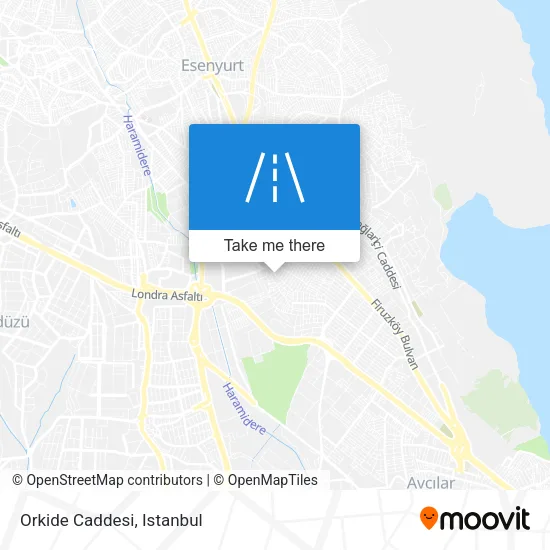Orkide Caddesi map