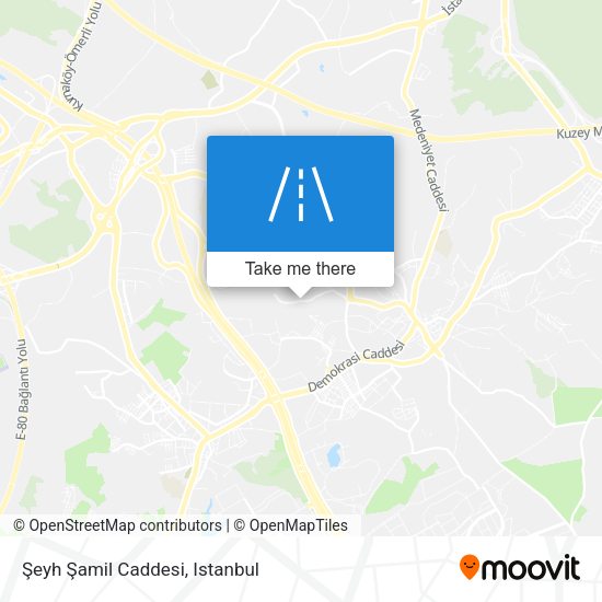 Şeyh Şamil Caddesi map
