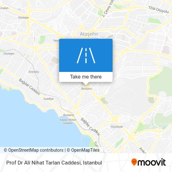 Prof Dr Ali Nihat Tarlan Caddesi map